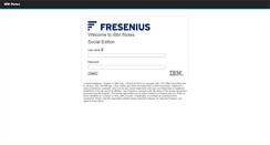 Desktop Screenshot of mymail.fresenius.de
