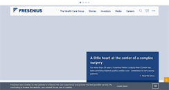Desktop Screenshot of fresenius.com