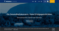 Desktop Screenshot of karriere.fresenius.de